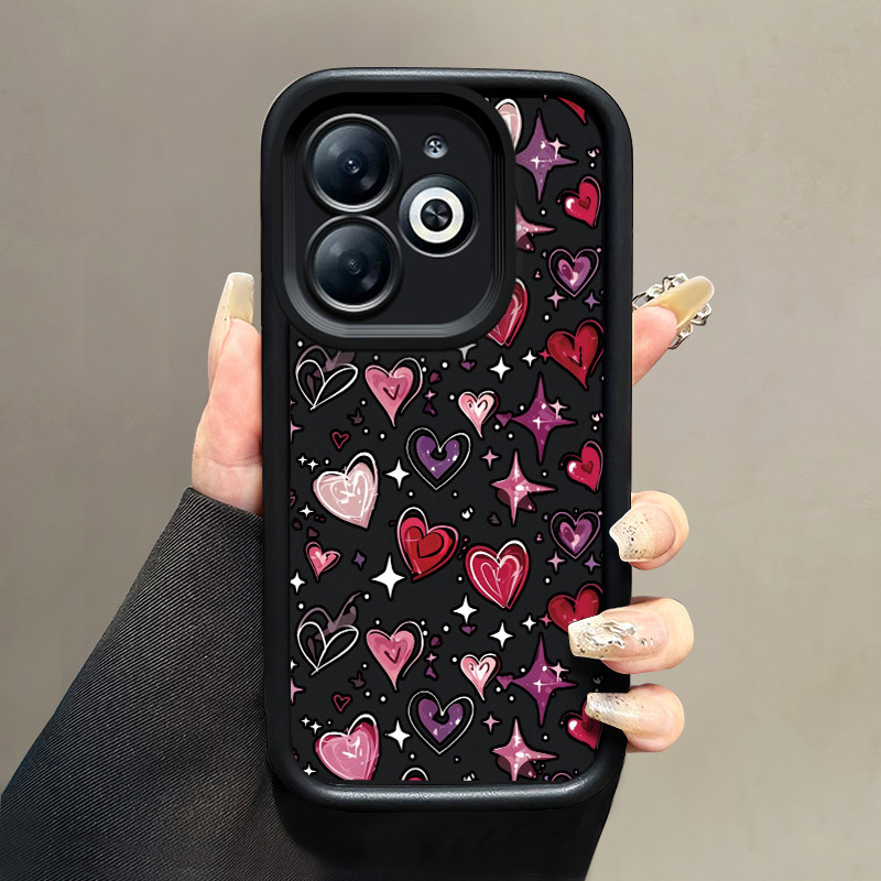 เคสสำหรับ Infinix Smart 8 Smart 8 Plus Smart 8 Pro Smart 8 HD Tecno Pop 8 Spark Go 2024 Spark 20 เคสโทรศัพท์รักใหม่