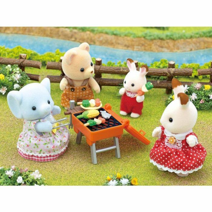 Sylvanian Families BBQ Picnic Set -Elephant Girl/ ซิลวาเนียน แฟมิลี่ ชุดบาร์บีคิวปิคนิคและเด็กหญิงช้าง — صورة 5