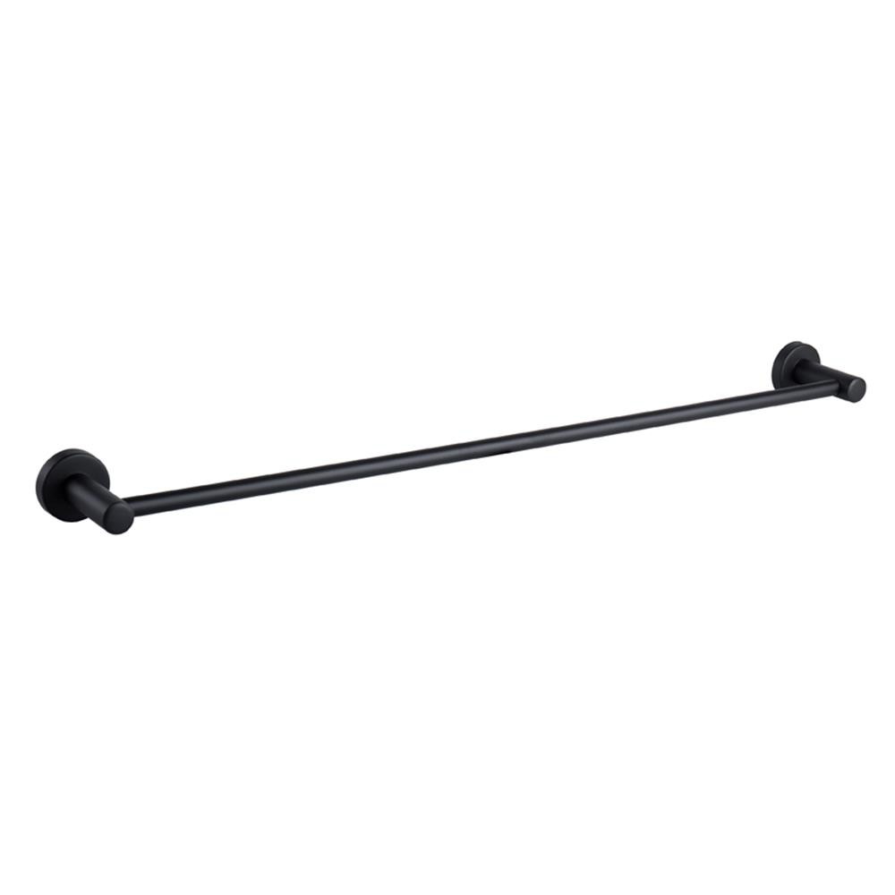 RASLAND ราวแขวนผ้า RASLAND RA 80-BLACK 80 ซม. สีดำ อุปกรณ์ห้องน้ำ อุปกรณ์แขวนในห้องน้ำ TOWEL BAR RAS
