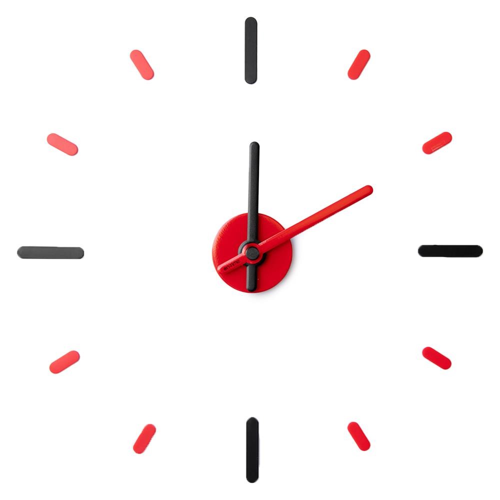 ON TIME นาฬิกาติดผนัง ON TIME DIY V2 สีแดง/ดำ ของตกแต่งบ้าน นาฬิกา WALL CLOCK ON TIME DIY V2 RED/BLA