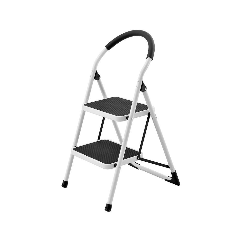 MATALL บันไดอเนกประสงค์ 2 ขั้น MATALL WK2203E-2 สีขาว-ดำ บันได บันไดสเต็ป STEP STOOL MATALL 2-STEP M