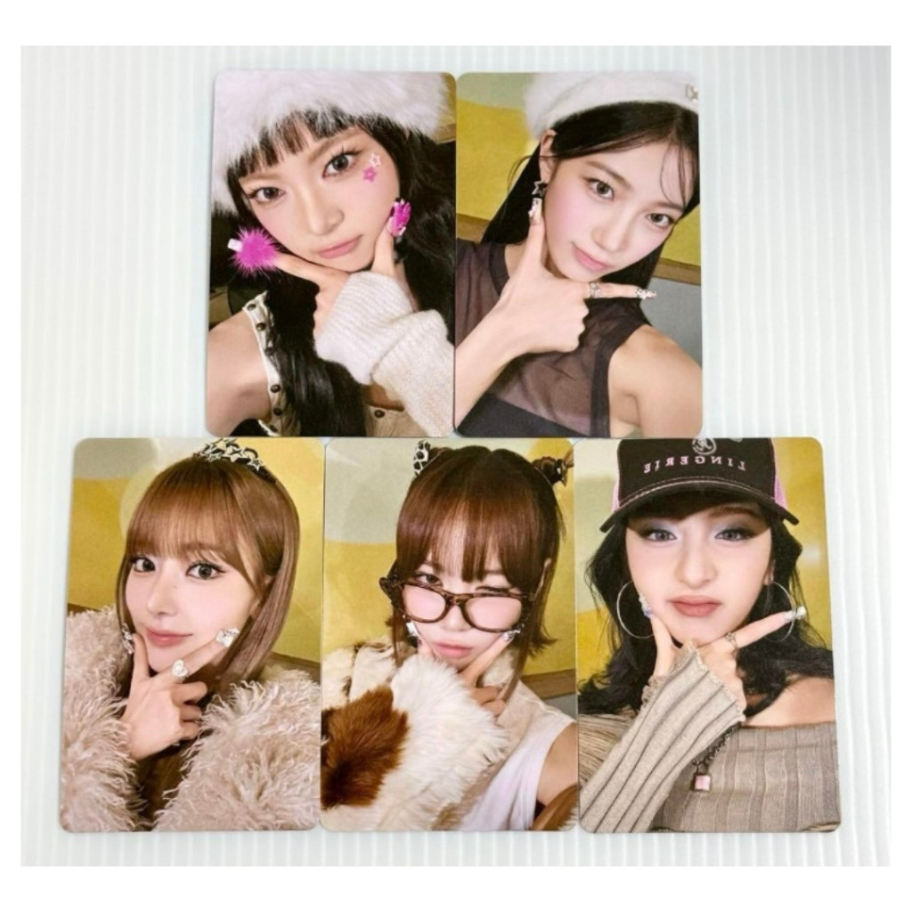 Le SSERAFIM CRAZY TOWER RECORDS LUCKY DRAW การ์ดรูปถ่ายอย่างเป็นทางการ / CHAEWON SAKURA YUNJIN KAZUH