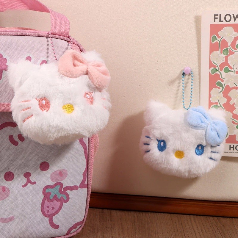 candypop Creative Kitty Plush จี้น่ารักอเนกประสงค์จี้การ์ตูนกระเป๋า Key Chain