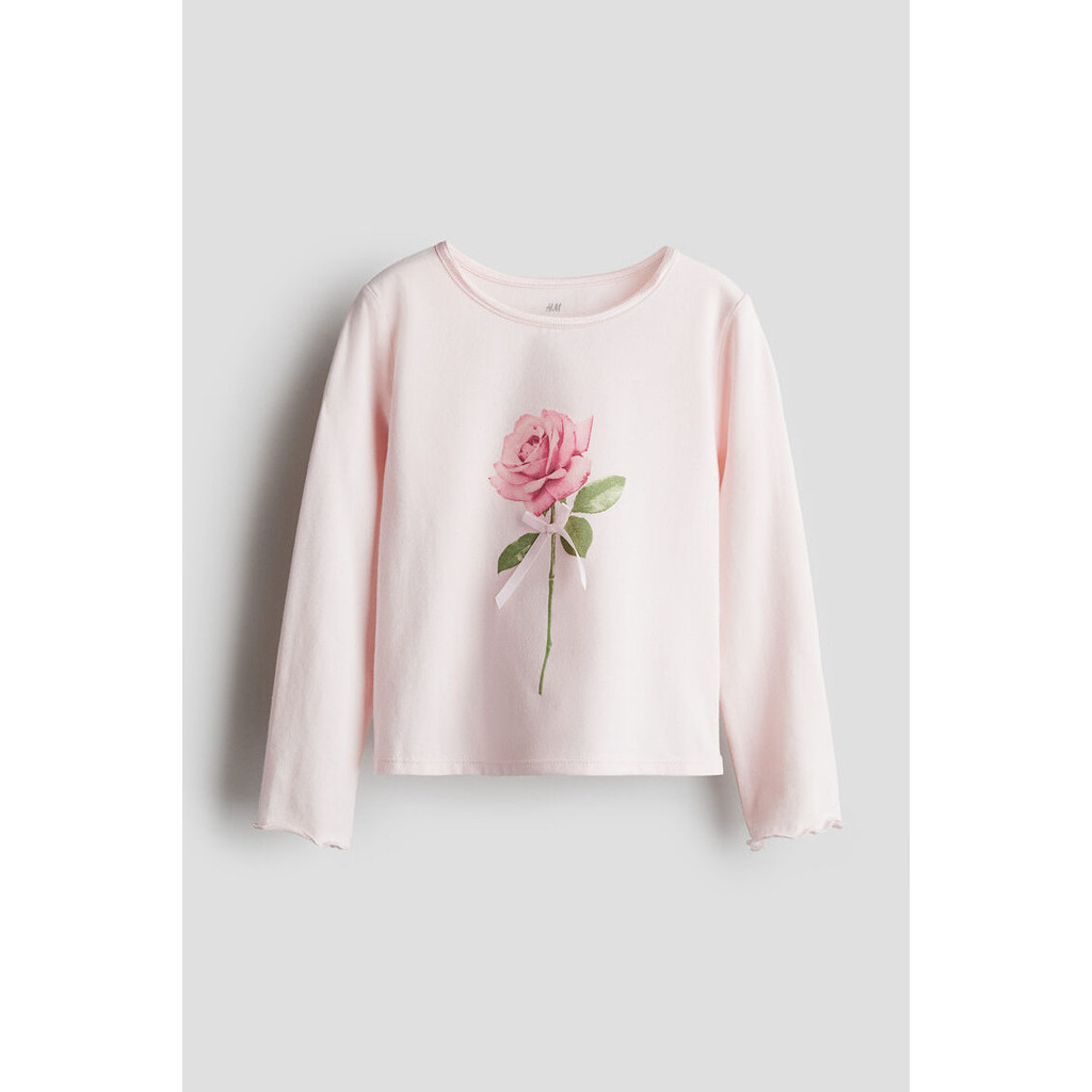 H&M Girl Motif-detail cotton top 1252064_1