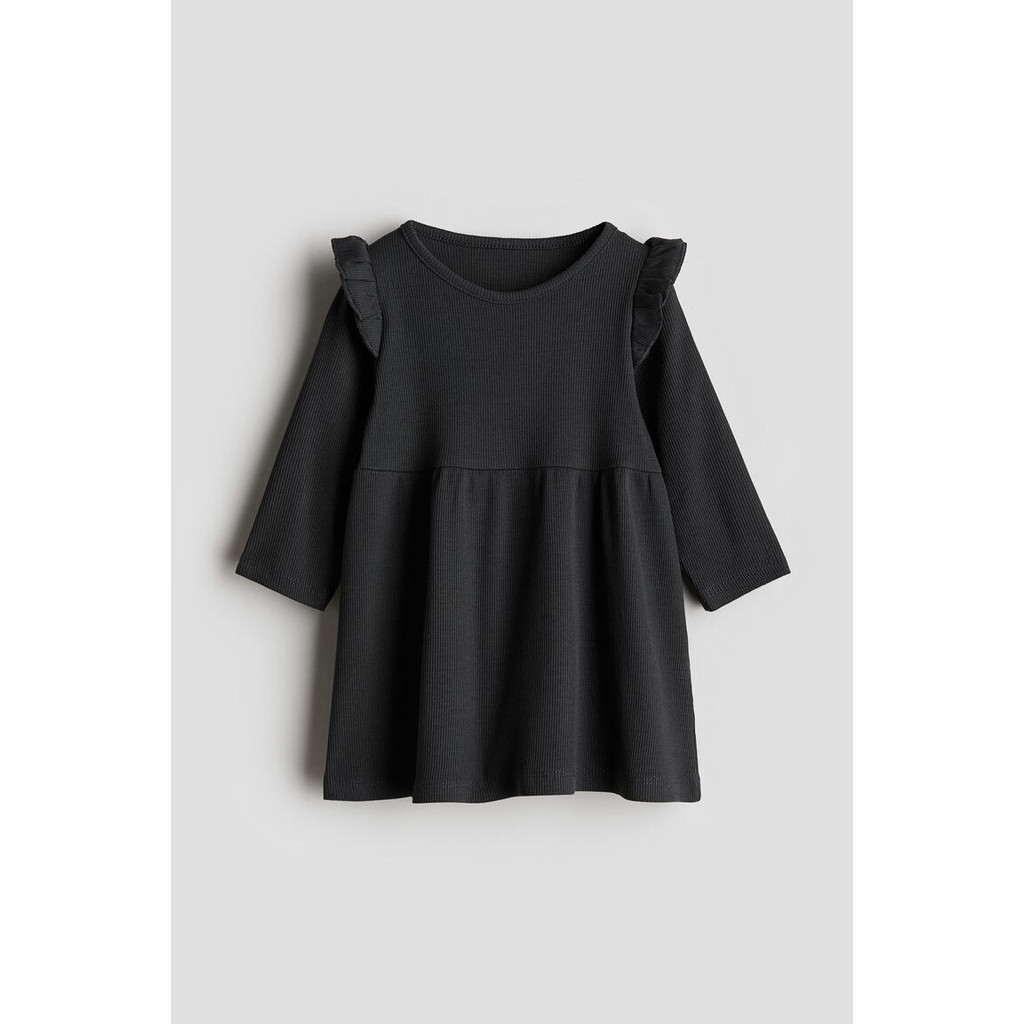 H&M Girl Ribbed cotton dress 1235374_1