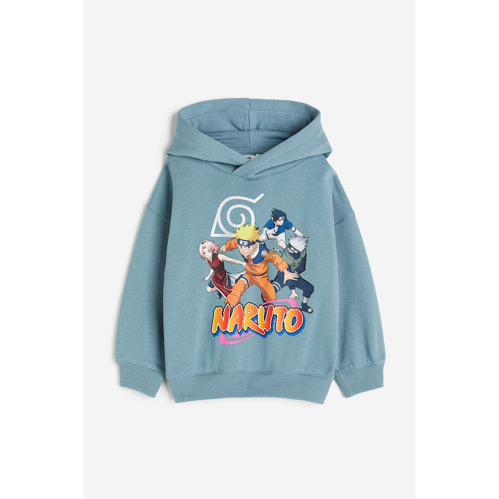 H&M Boy Oversized print-motif hoodie 1117541_2