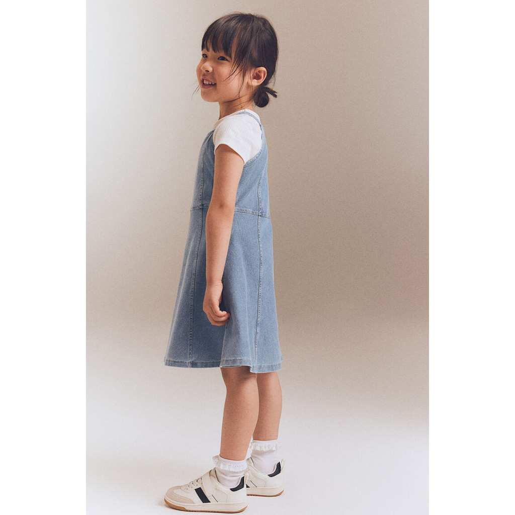 H&M Girl Denim-look jersey dress 1251599_1