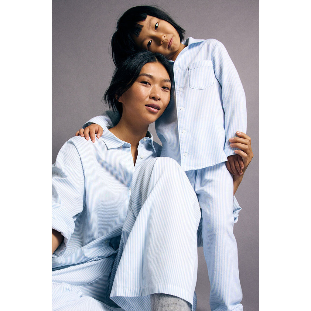 H&M  Girl Cotton flannel pyjamas 1195199_1