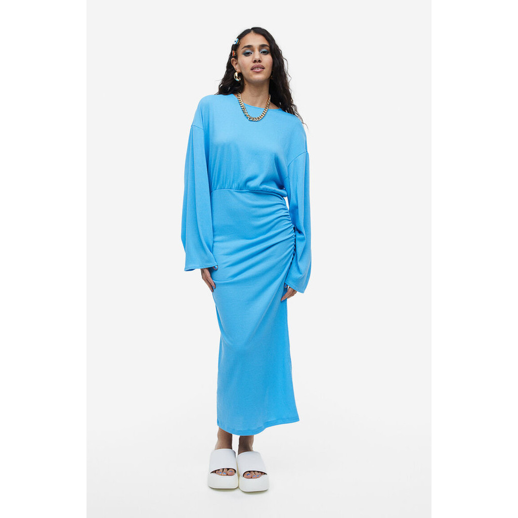 H&M Woman Crinkled gathered dress 1152490_1
