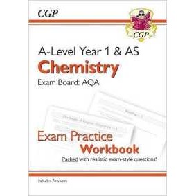 A-Level Chemistry: AQA Year 1 & AS Exam Practice Workbook - includes Answers (Cgp Aqa A-level Chemis