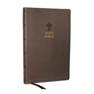 KJV Holy Bible: Value Ultra Thinline, Charcoal Leathersoft, Red Letter, Comfort Print: King James Ve