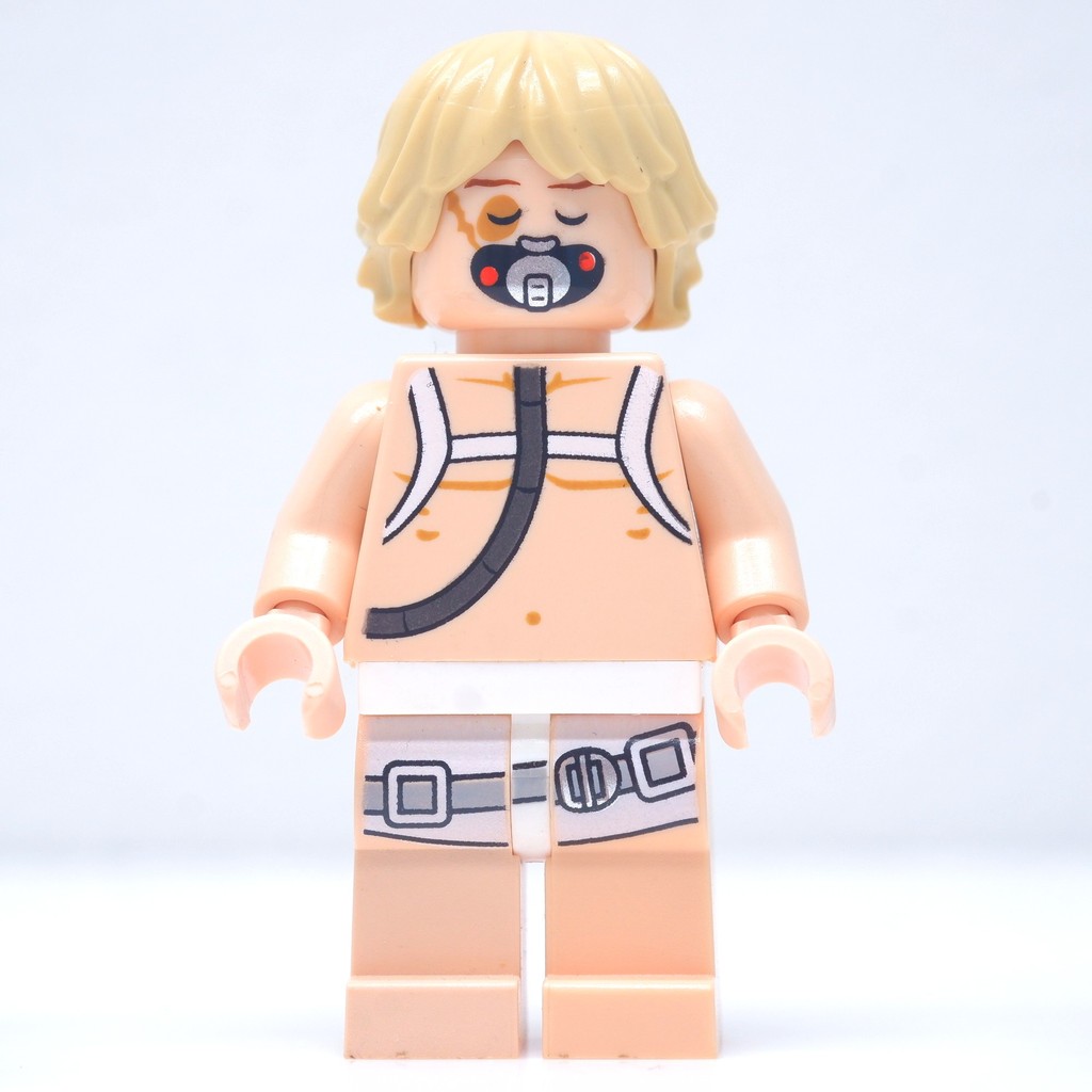 ( Ploybrick Minifigure ของแท้ ) Star Wars Luke Skywalker Bacta Tank (7879)