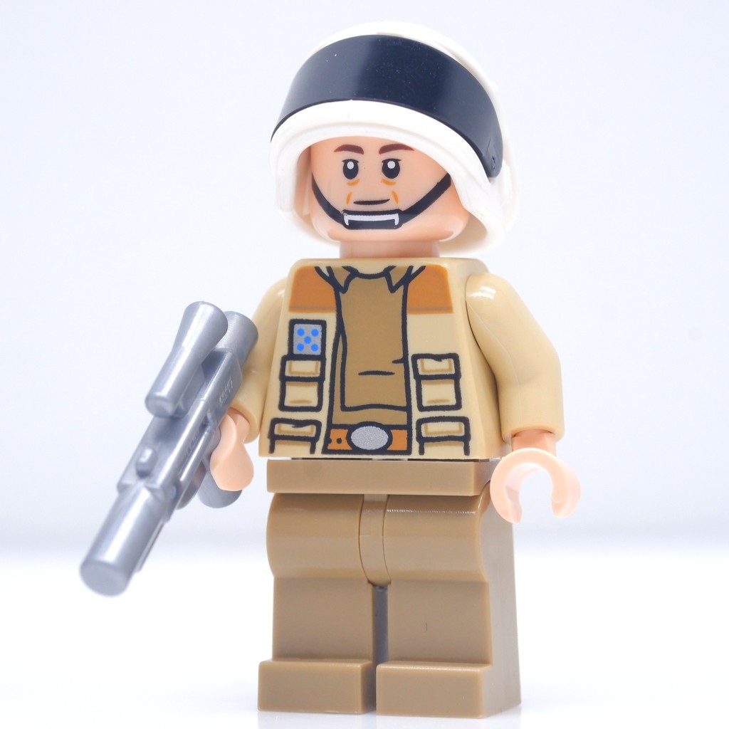 ( Ploybrick Minifigure ของแท้ ) Star Wars Captain Antilles Tan Shirt