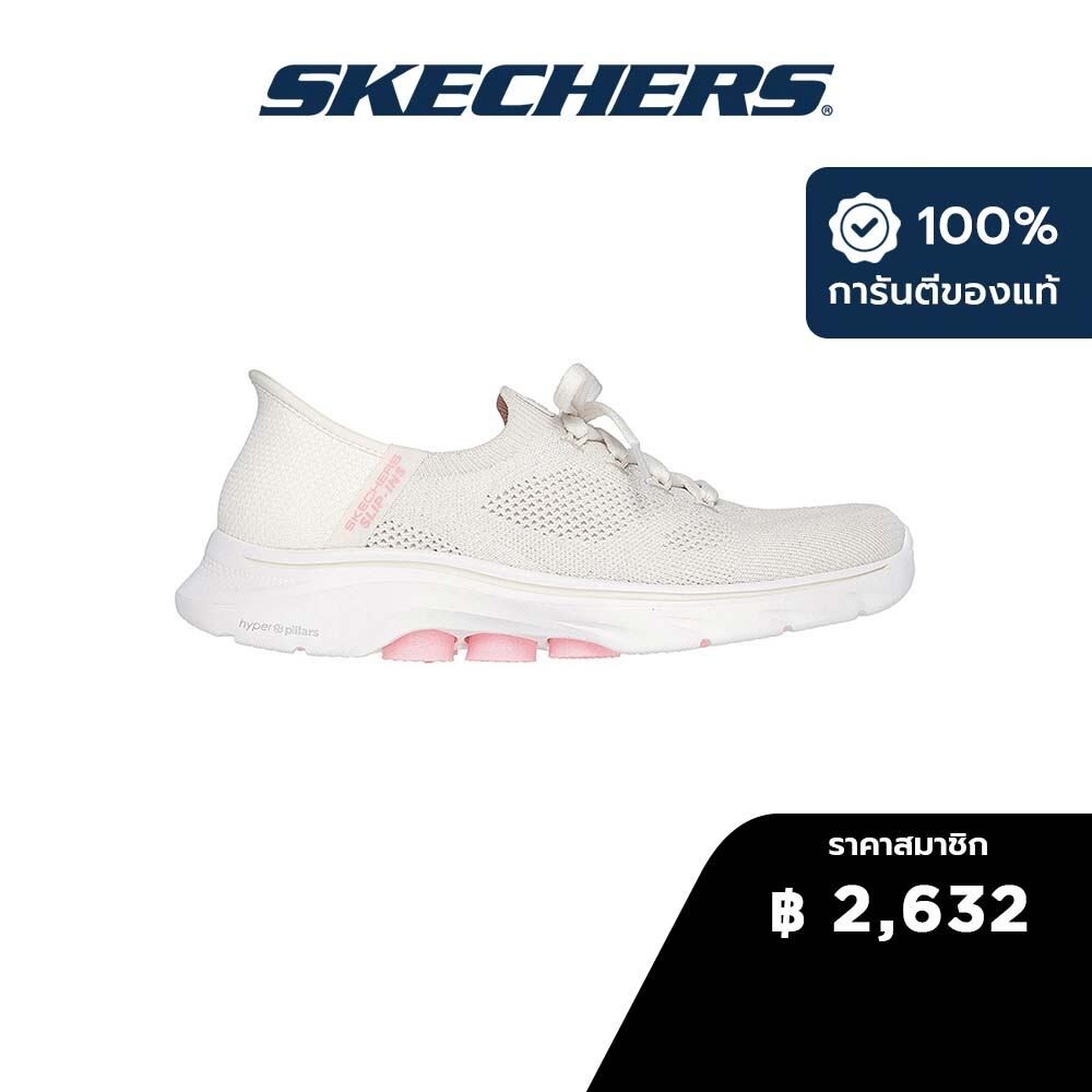 Skechers สเก็ตเชอร์ส รองเท้าผู้หญิง Women GOwalk 7 GOwalk Shoes - 125213-OFPK Air-Cooled Memory Foam