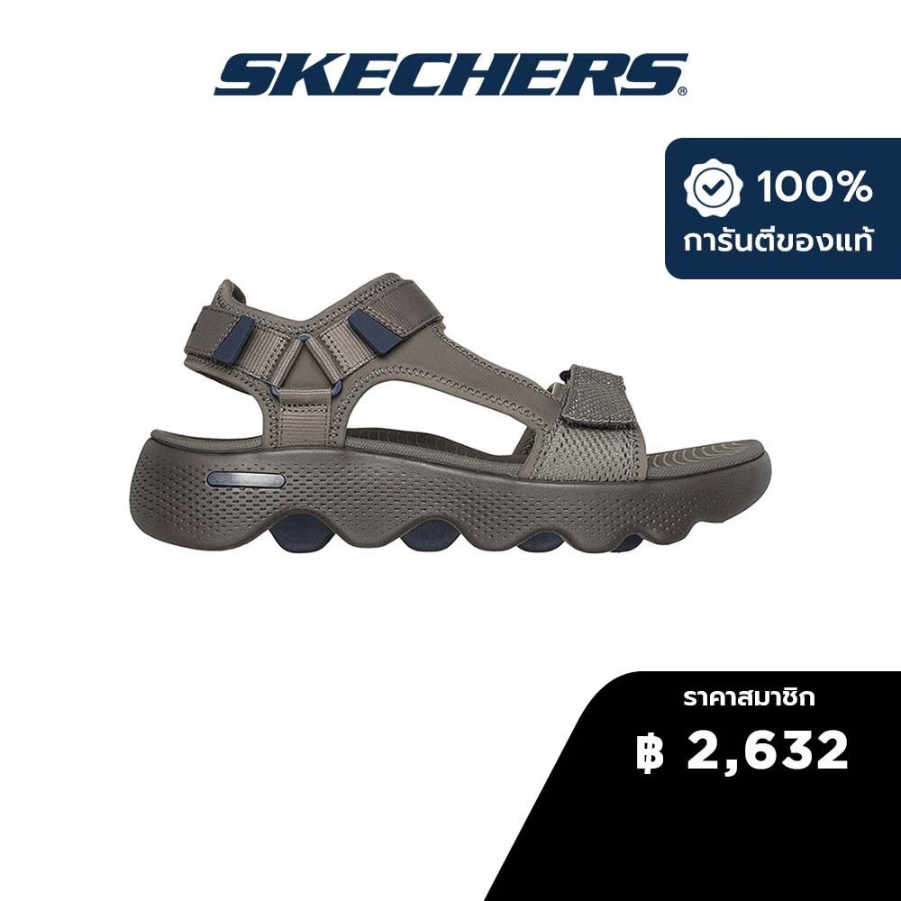 Skechers สเก็ตเชอร์ส รองเท้าแตะผู้ชาย Men On-The-GO GOwalk Massage Fit Reflexology Walking Sandals - 229092-TPNV