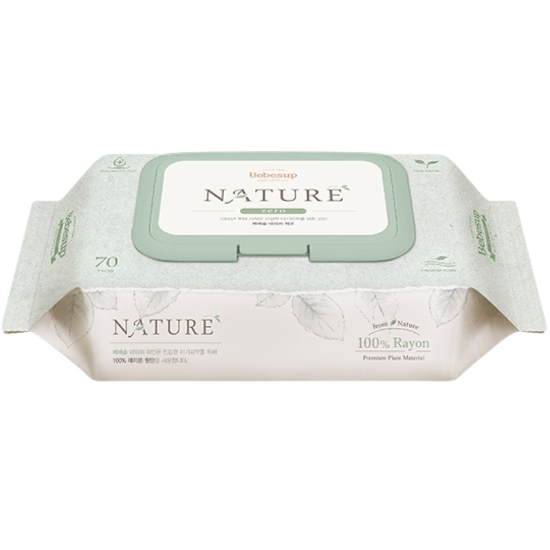 Bebesup Zero Wet Tissue Nature 80ชิ้น