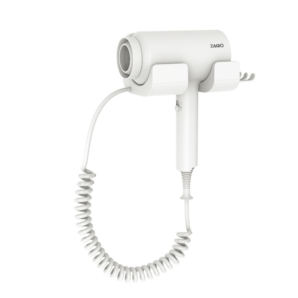 ไดร์เป่าผมโรงแรม 1,300-1,600 วัตต์ ZAGIO รุ่น ZG-7561 สีขาว
