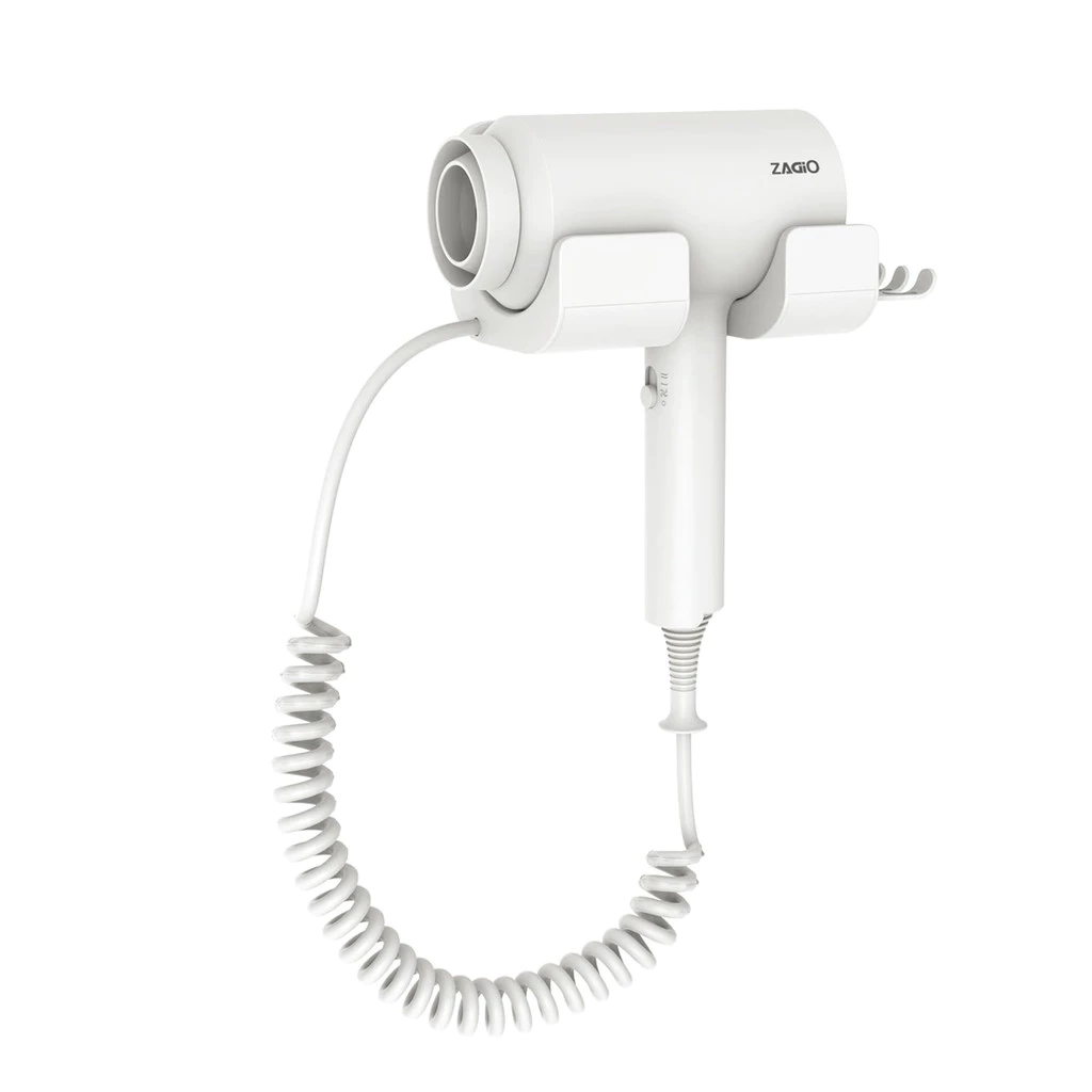 ไดร์เป่าผมโรงแรม 1,300-1,600 วัตต์ ZAGIO รุ่น ZG-7561 สีขาว