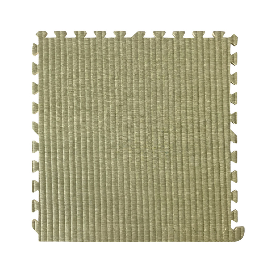 KASSA แผ่นโฟมปูพื้นลายไม้ รุ่น HRED-46 (Tatami) ขนาด 60 x 60 x 1 ซม. สีเขียว