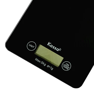 KASSA เครื่องชั่งดิจิทัล 5 กก./1 กรัม รุ่น SS1032 สีดำ