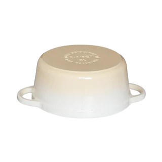 KASSA HOME หม้อเหล็กหล่อเคลือบอีนาเมล รุ่น 5TYG-2098 ขนาด 20 ซม. สีขาว