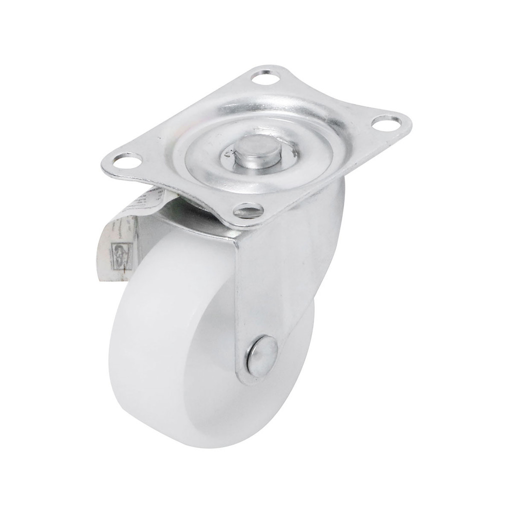 GIANT KINGKONG ล้อ PP แบบแป้น หมุนได้ ไม่มีเบรก รุ่น Z07-01-050-505W ขนาด 5 ซม. สีขาว