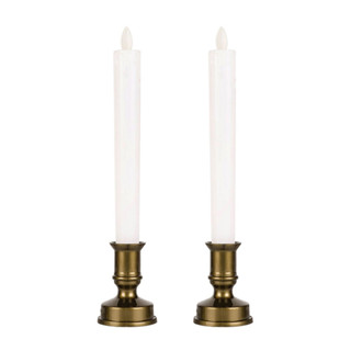 LUZINO เชิงเทียน USB LED รุ่น KB018-WH สีขาว