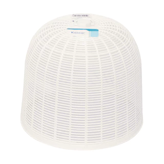 KASSA HOME ฝาชีพลาสติกทรงสูงเบอร์ 35 รุ่น VCP-RS35 ขนาด 25 x 25 x 21 ซม. สีขาว