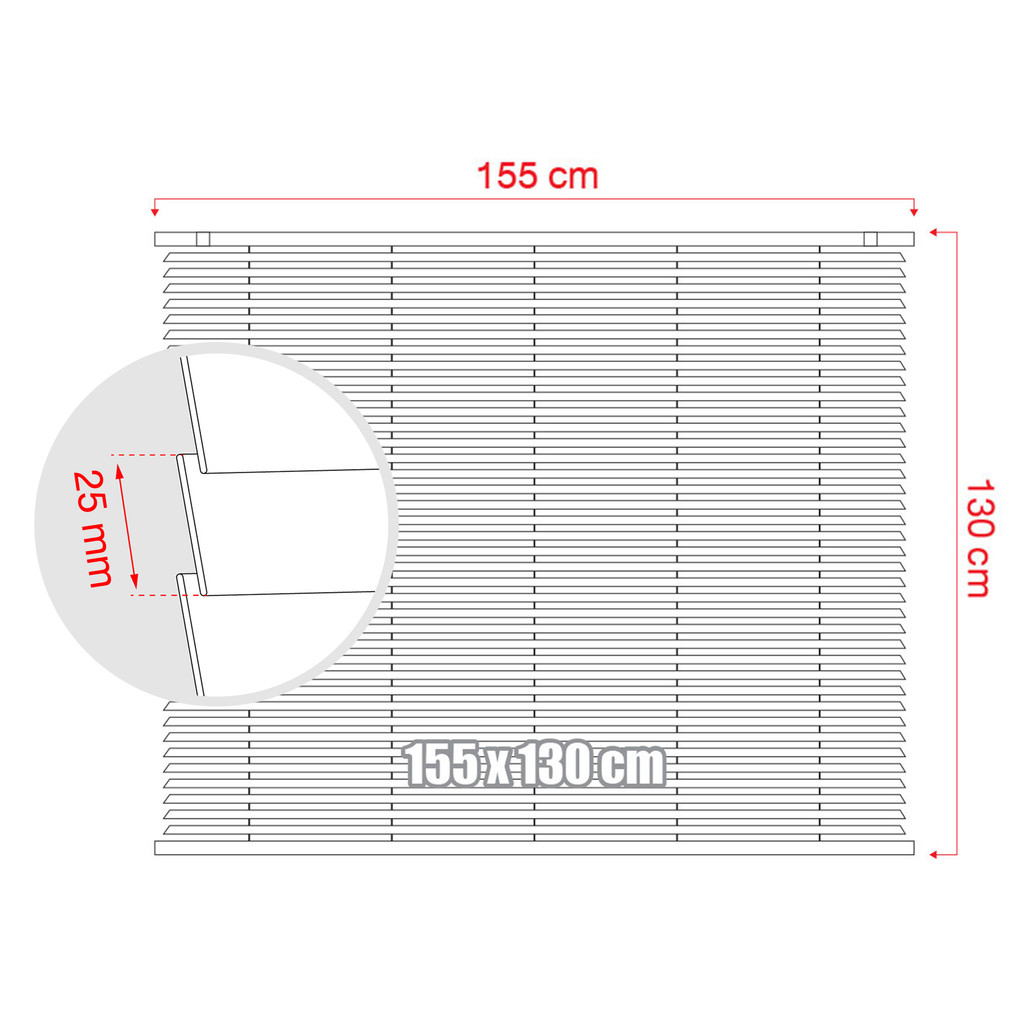 ตกแต่งบ้าน KASSA HOME มู่ลี่ PVC 1 นิ้ว รุ่น RF-M-001 ขนาด 155 x 130 ซม. สีไม้ ส่งด่วน สั่งเลย