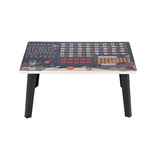 KASSA โต๊ะพับญี่ปุ่นลายอวกาศ รุ่น Space ขนาด 60 x 40 ซม. สีดำ