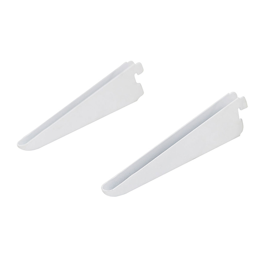 KASSA HOME แขนรับแผ่นชั้นไม้ DIY  รุ่น S32DB170W ขนาด 1.25 x 18.4 x 4.95 ซม. สีขาว