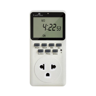 LUZINO ไทม์เมอร์ดิจิทัล รุ่น SET09A-TH สีขาว