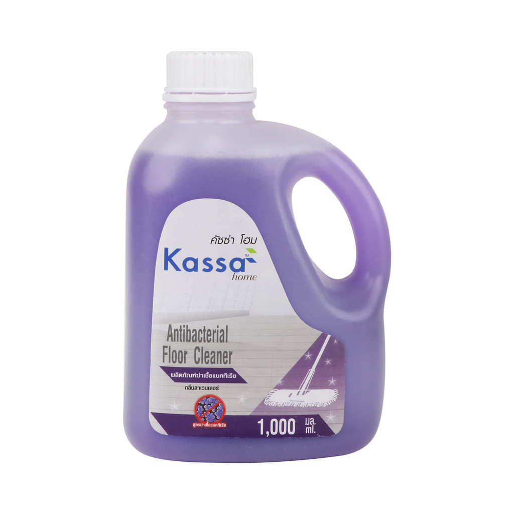 KASSA HOME น้ำยาถูพื้นและฆ่าเชื้อแบคทีเรีย   ขนาด 1,000 มล. กลิ่นฟลอรัลเฟรช สีชมพู