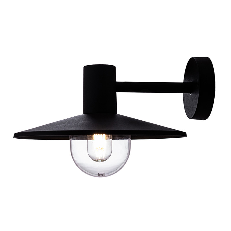 โคมไฟกิ่งภายนอก 1xE27 LUZINO รุ่น RH2000W(BK) สีดำ