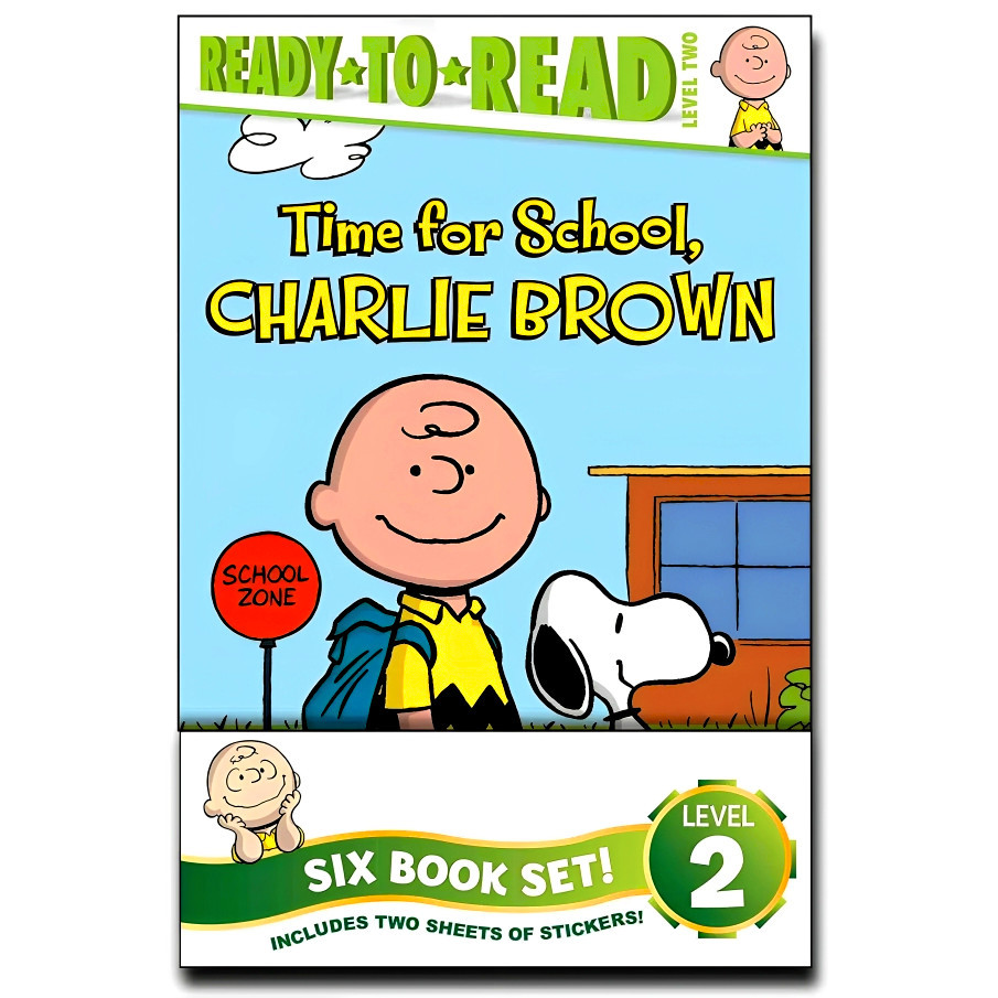 BBW หนังสือ PEANUTS 6 BOOK SET! (READY-TO-READ, LEVEL 2)