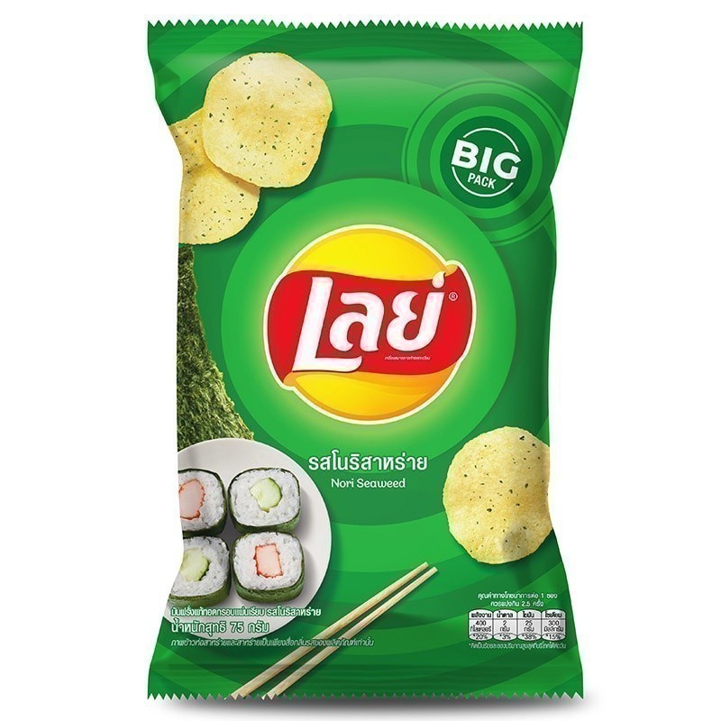 เลย์คลาสสิคโนริสาหร่าย 69กรัม [8850718801893]