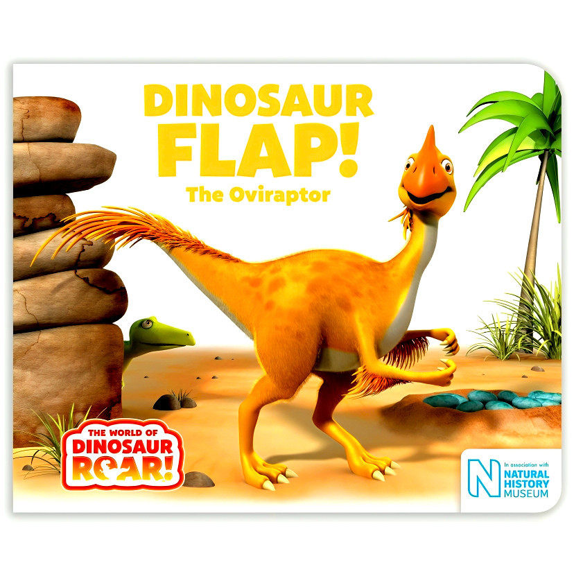 BBW หนังสือ DINOSAUR ROAR: DINOSAUR FLAP! THE OVIRAPTOR