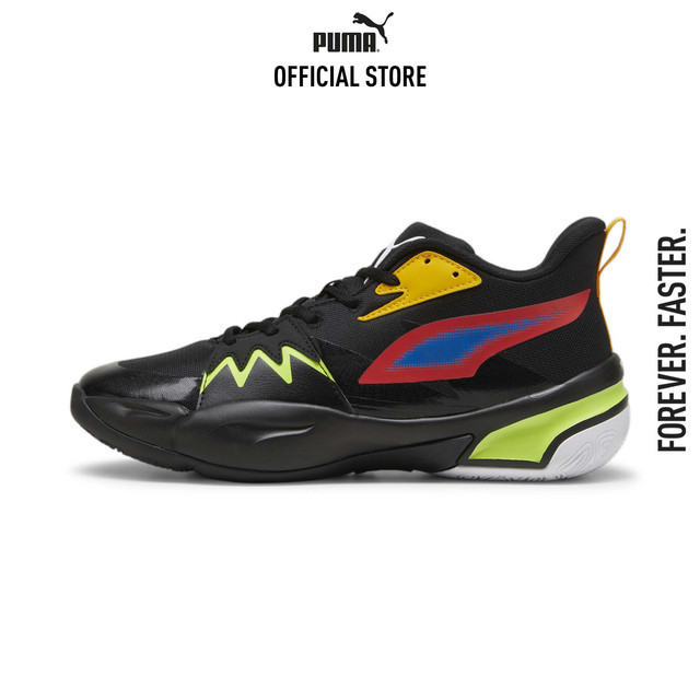 PUMA BASKETBALL - รองเท้าบาสเก็ตบอล Genetics สีดำ 37990501