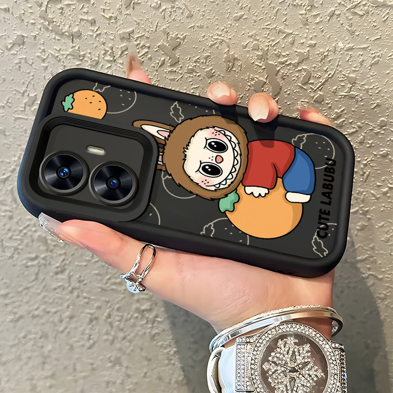 เคสสำหรับ Realme C55 Realme Narzo N55 เคสโทรศัพท์ Labubu ระเบิด