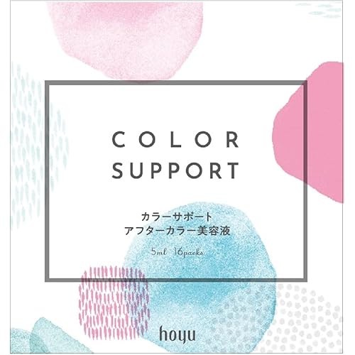 Hoyu Color Support After Serum ทรีทเม้นต์บํารุงผมแบบไม่ล้างทําความสะอาดได้ 5 มล. x 16 แพ็ค