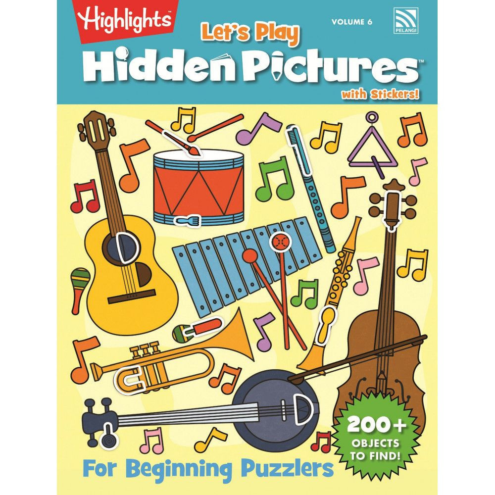^NANMEEBOOKS หนังสือ HIGHLIGHTS - LET'S PLAY HIDDEN PICTURE 6 เพอลังอิ
