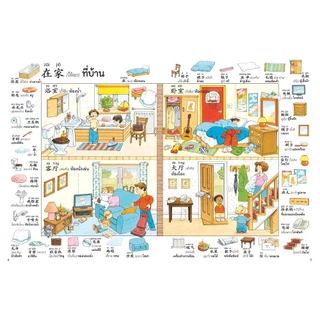 NANMEEBOOKS หนังสือ 1000 คำศัพท์ภาษาจีนสำหรับเด็ก (ปกใหม่ ) : เรียนภาษา ภาษาจีน