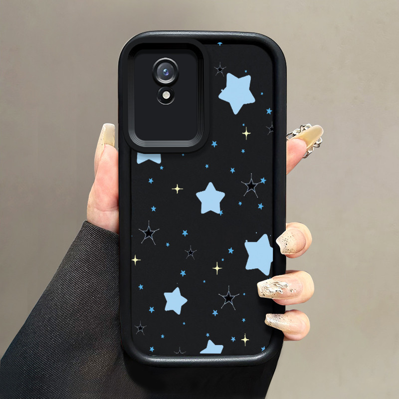 เคสสำหรับ VIVO Y02 VIVO Y02A VIVO Y02T Y02s เคสโทรศัพท์ลายดาว