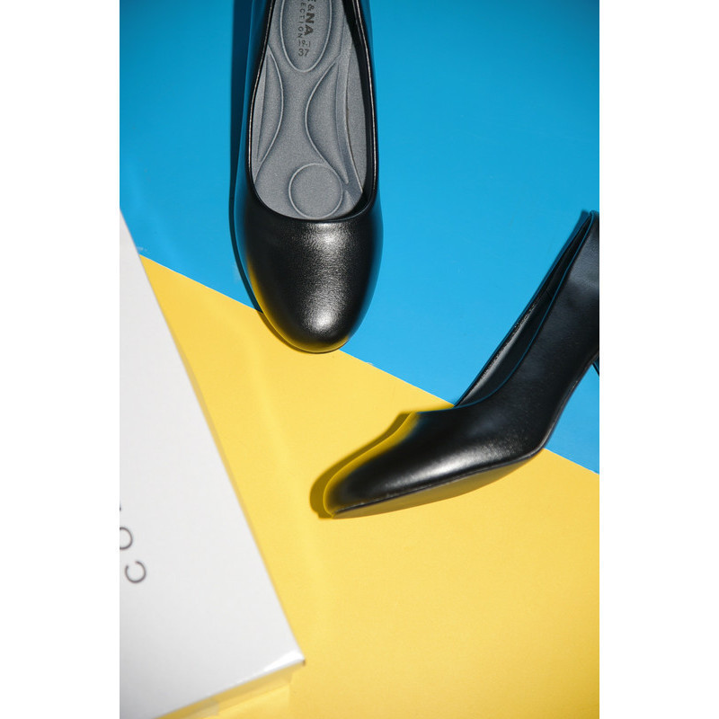 รองเท้าเเฟชั่นผู้หญิงเเบบคัชชูทำงานส้นปานกลาง No. 19-1 NE&NA Collection Shoes