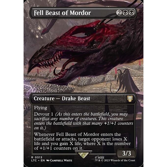 [The Lord of the Rings] - [LTC] - (R) -[Fell Beast of Mordor] -  [2023]