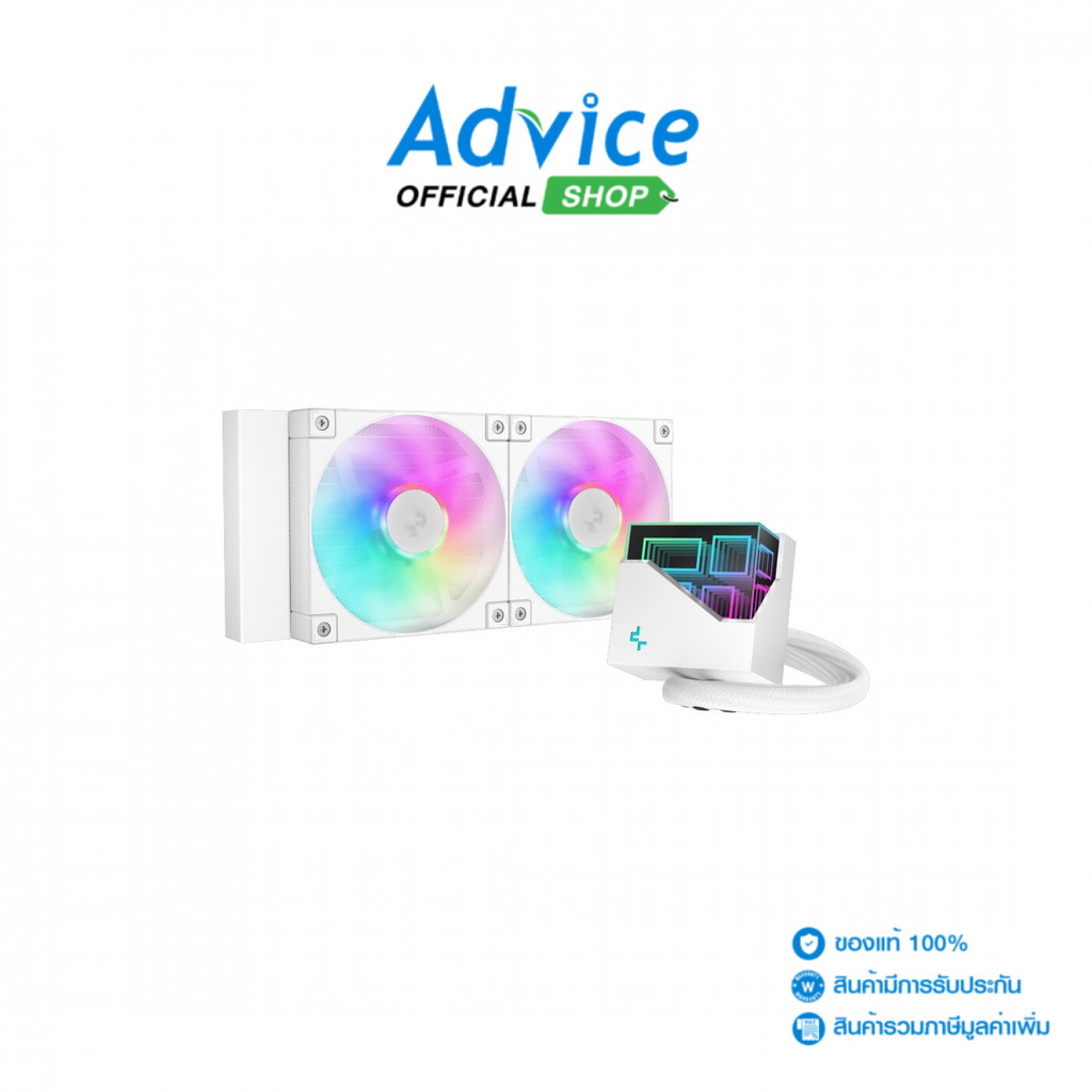 DEEPCOOL LIQUID COOLING LT240 ARGB WHITE - A0164741