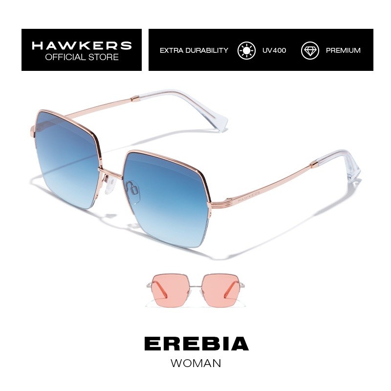 HAWKERS Erebia แว่นกันแดดสำหรับทั้งชายและหญิง ยูนิเซ็กซ์ ผลิตภัณฑ์อย่างเป็นทางการได้รับการออกแบบในสเปน