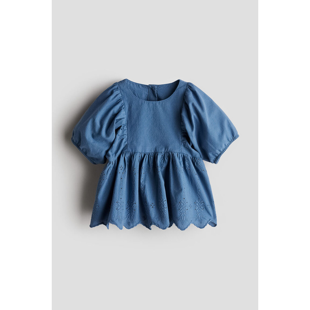 H&M(เอชแอนด์เอ็ม) เสื้อเบลาส์โบรเดอรีอังเกอลส์ เด็กอ่อน 1270234_1