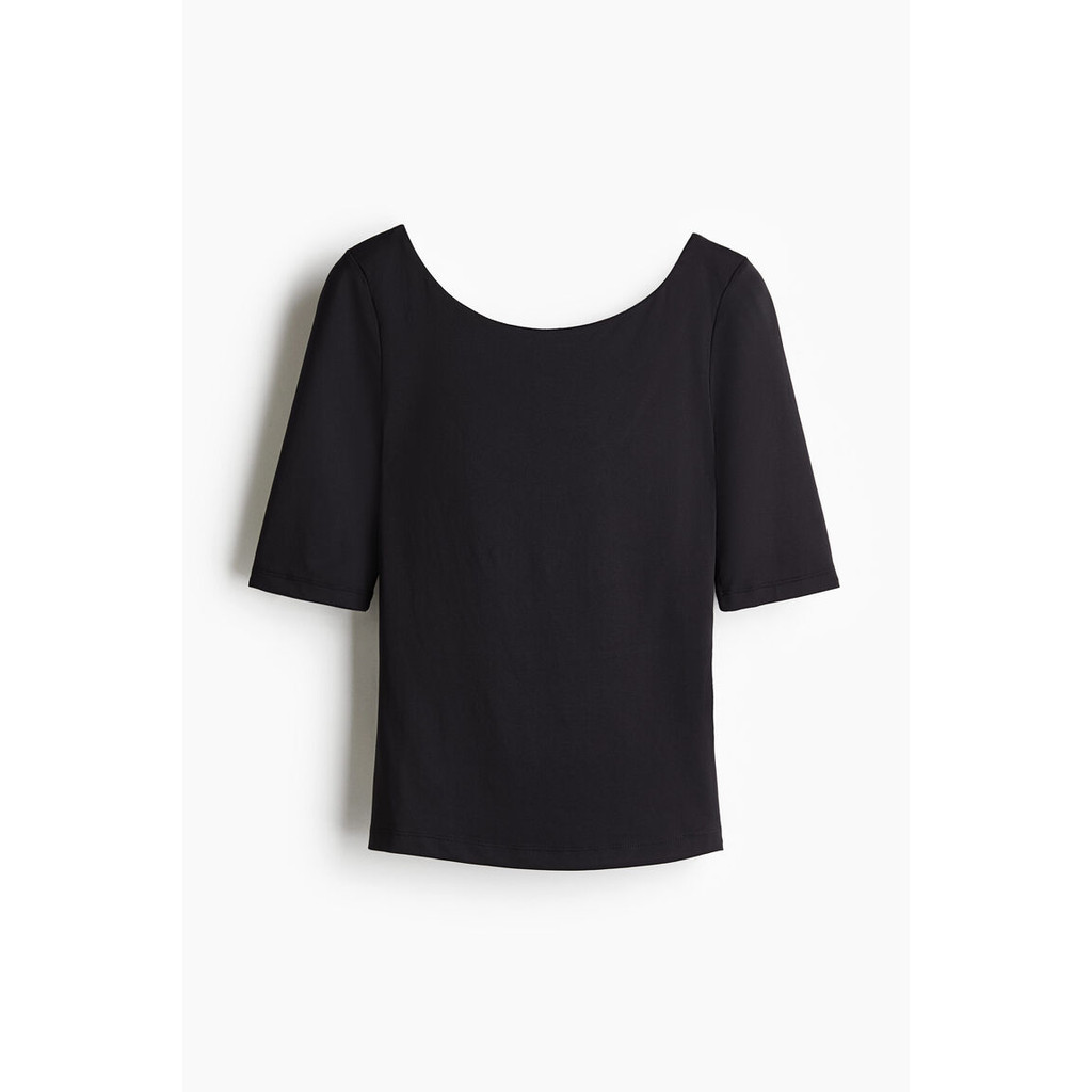 H&M(เอชแอนด์เอ็ม) เสื้อคอกลมทรงบัลเล่ต์ ผู้หญิง 1280291_1