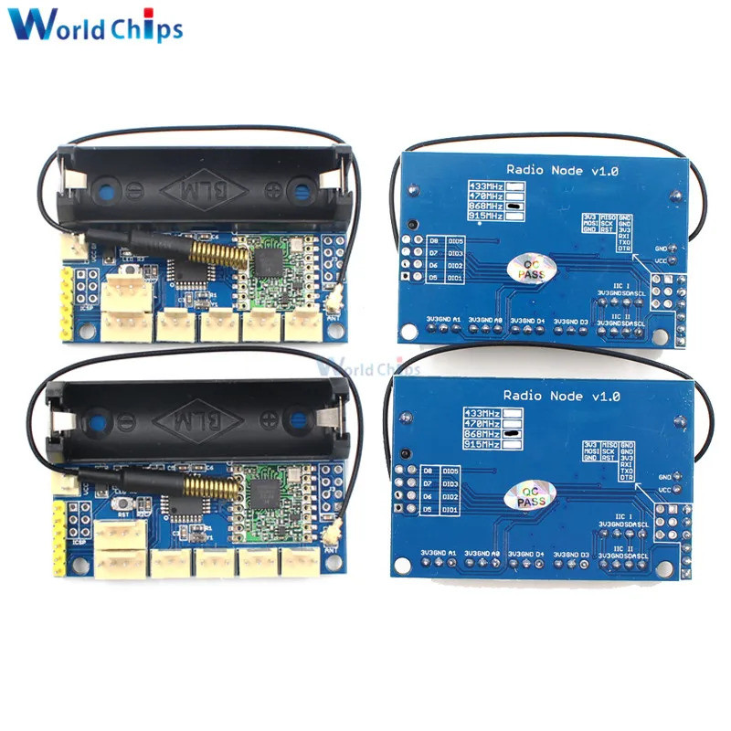โมดูล Lora การส่งสัญญาณไร้สาย IOT LoRa Radio Node V1.0 868mhz <0>5PCS RFM95 SX1276 สำหรับ Arduino AT